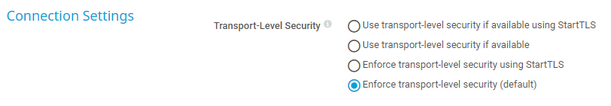 Connection Settings