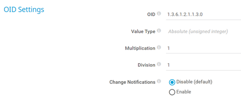OID Settings